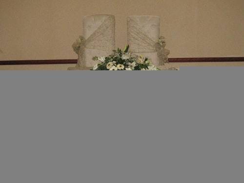 gelin damat masa süslemesi