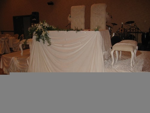 gelin damat nikah masa süslemesi