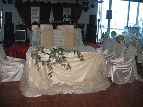 nikah masası süslemesi